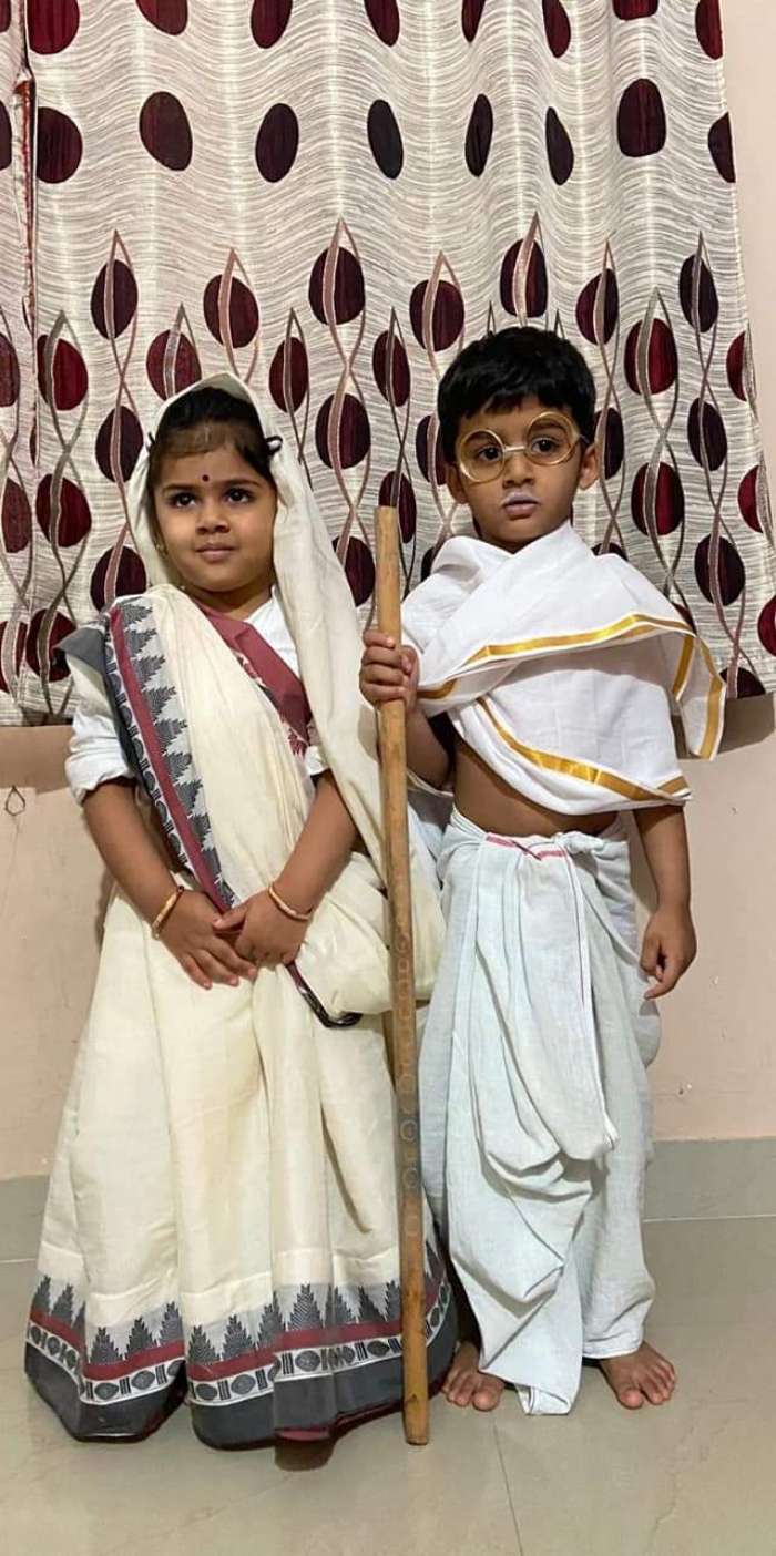 Gandhiji and Shastriji Jayanti - 2021 - mysorehebbal